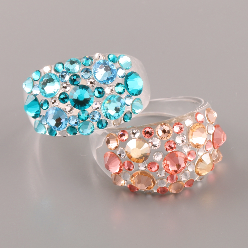 Ring with Swarovski Elements